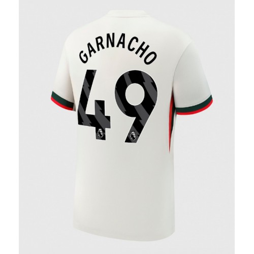 Lacne Muži Futbalové dres Chelsea Alejandro Garnacho #49 2025-26 Krátky Rukáv - Preč Lacne Muži Futbalové dres Chelsea Alejandro Garnacho #49 2025-26 Krátky Rukáv - Preč